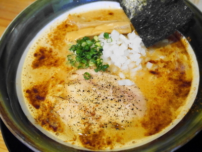 「とりまみれらーめん＋激辛＋さらに辛目」@らーめん タンポポの写真