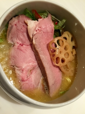 「【本日限定】鶏と海老の濃厚ラーメン￥780」@麺や 彩～iro～の写真