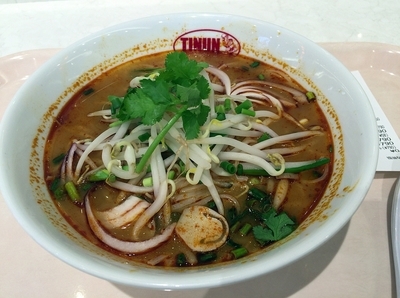 「トムヤムクンラーメン(790円)」@TINUN 越谷イオンレイクタウン店の写真