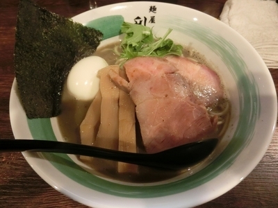 「【大晦日限定】特製煮干しそば」@自家製麺 麺屋 利八の写真