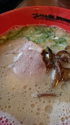 「豚そば700円+青ネギ100円」@豚そば 成の写真