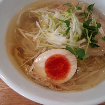 「塩そば　750円」@二代目 村岡屋の写真