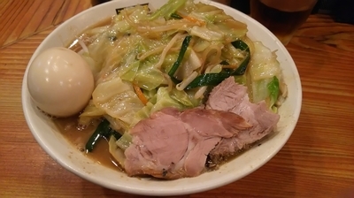 「濃菜麺 野菜大盛+味玉」@濃菜麺 井の庄の写真