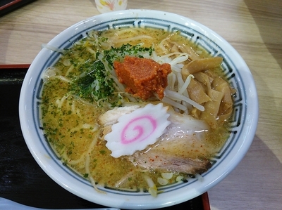 「からし味噌らーめん」@ちゃーしゅうや武蔵 イオン南松本店の写真