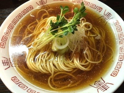 「【限定】フランス鴨と軽い煮干し中華かけそば（600円）」@中華そば 先崎の写真