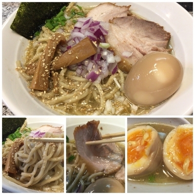 「【コラボ限定】濃厚豚骨クリィミーゆみ 750円 味玉100円」@ラーメンとりとんの写真