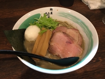 「特製煮干しそば【限定】    1000円」@自家製麺 麺屋 利八の写真
