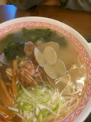 「あさりラーメン」@ラーメン専科 太陽家（サンハウス）の写真