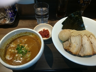 「特製伊勢海老味噌つけ麺＋海老の辛味」@つけ麺 一燈の写真