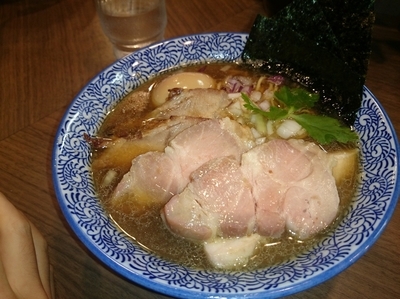 「特製極上煮干しそば」@煮干しつけ麺 宮元の写真