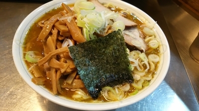 「メンマラーメン」@滝野川大勝軒の写真