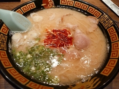 「天然とんこつラーメン(並盛・110g)790円」@一蘭 前橋インター店の写真