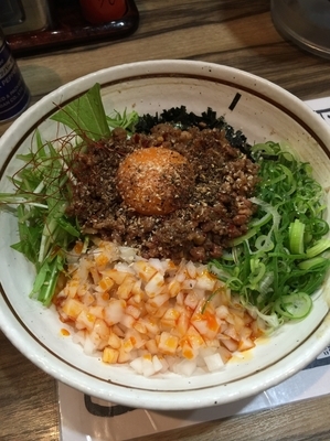 「坦々まぜそば」@麺屋 はるか 秋葉原店の写真