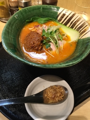 「限定メニュー 坦々麺 900円」@つけ麺 たけもとの写真