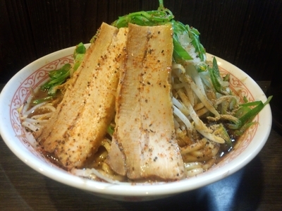 「５種の魚とＷスープのふじ麺」@景勝軒 前橋総本店の写真