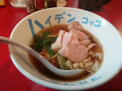 「「限定」中華そば」@ハイデン.コッコFACTORYサマンサ・タマサの写真