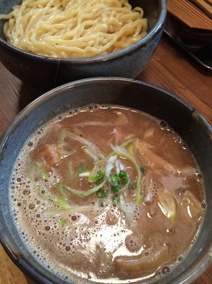 「つけそば(濃厚魚介)」@京都千丸 麺屋しゃかりき 本店の写真