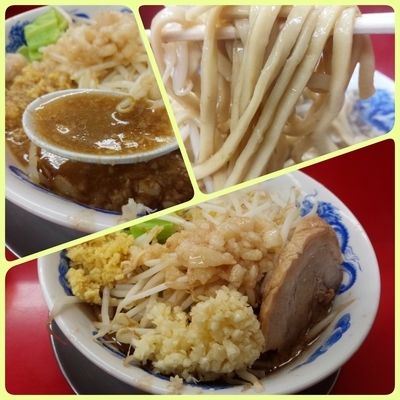 「ラーメン（アブラ・ニンニク・ショウガ）」@ジャンクガレッジ 北浦和店の写真