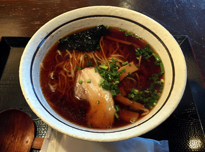 「焦がし醤油らーめん（750円）」@和風らーめん ほおずきやの写真