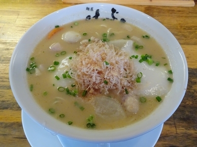 「京風お雑煮ら～めん（750円）」@横浜家系 麺屋はやぶさの写真