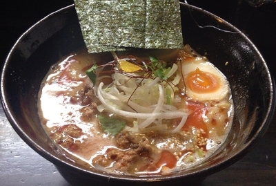 「胡麻らーめん(期間限定)＋味付け玉子(830円＋100円)」@麺屋 奨 TASUKUの写真