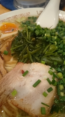 「豚骨醤油850円」@清華ラーメンの写真