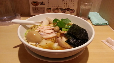 「特製　極み大盛り中華そば」@銀座 朧月 鶏処の写真