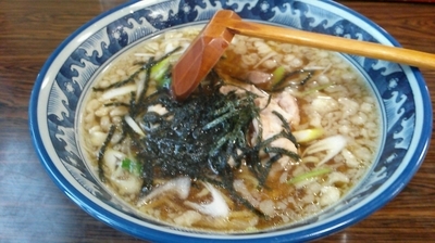 「元祖鳥中華　700円」@手打ち 水車生そばの写真