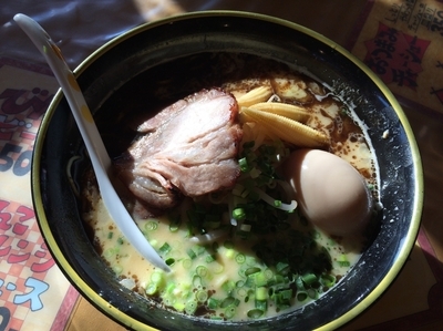 「味噌ラーメン  クーポン味玉」@らぁ〜めん ぶぃスリーの写真