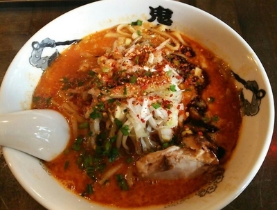 「カラシビ味噌らー麺800円 小ライス100円」@カラシビ味噌らー麺 鬼金棒の写真