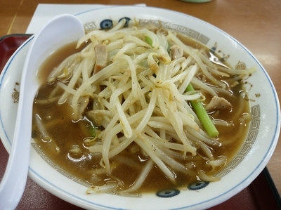 「肉もやしあんかけラーメン(並盛)520円」@山田うどん 前橋南インター店の写真
