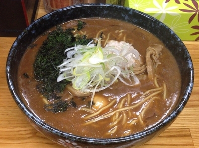 「黒味噌らーめん(季節限定)＋ライス(800円＋150円)」@麺処福吉ATSUSHIの写真