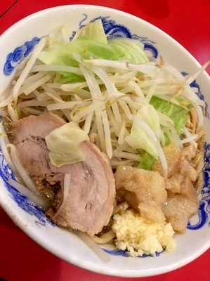 「ラーメン(ニンニク･アブラ)￥700」@ドン-キタモトの写真