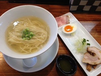 「アゴ節黒さつま」@塩らーめん 千茶屋の写真