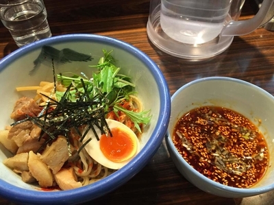 「つけ麺　辛露（並盛）」@AFURI 三軒茶屋店の写真