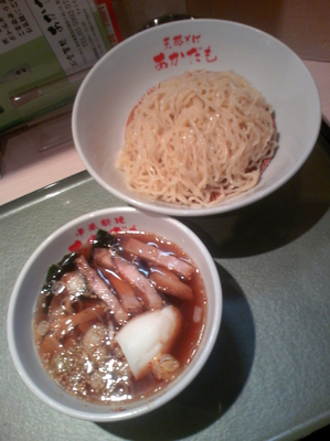 「つけ麺７００円」@お食事処 あかだもの写真