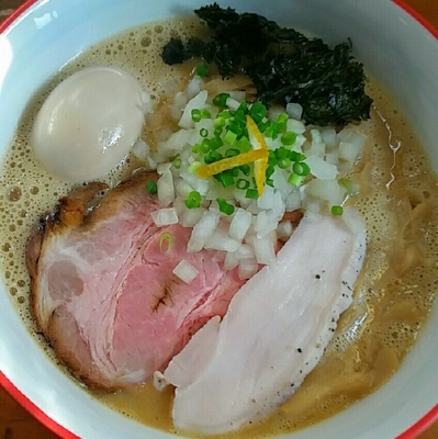 「【本日限定】濃厚鯛煮干そば　８５０円」@麺屋 むじゃきの写真