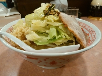 「【キャベふじ麺(中盛・250g・塩)780円】→700円」@特級豚骨 中華そば湊生の写真