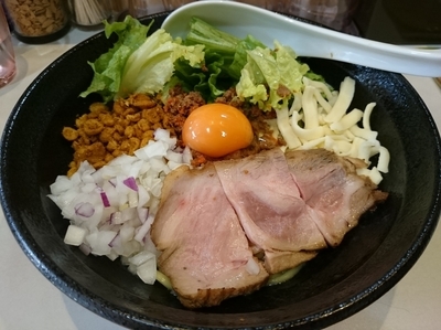 「【限定】牛油そば～curry version830円＋追い飯」@麺屋 扇 SENの写真