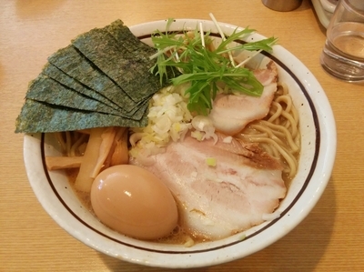 「特製魚介豚骨らーめん大盛り　1050円」@麺屋 くおんの写真