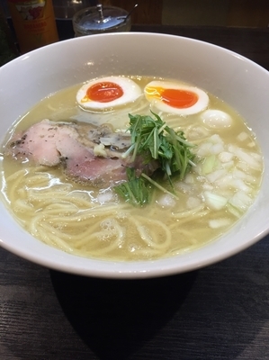 「味玉鶏白湯そば」@浮浪雲の写真
