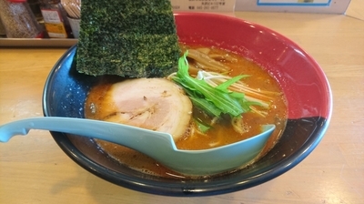 「鶏白湯 SHIN海老醤油(麺バリカタ)」@麺場 鶏源 TORIGEN 黄金町店の写真