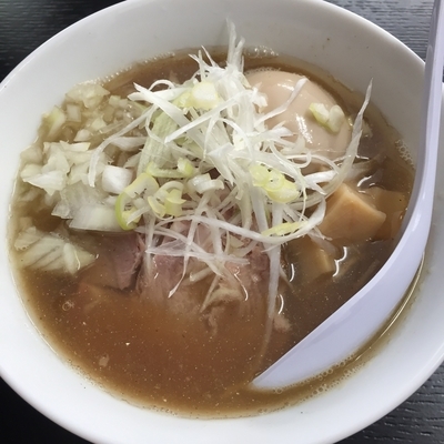 「煮干中華そば(normal)＋煮卵＋半替玉」@煮干中華そば のじじR 我孫子店の写真