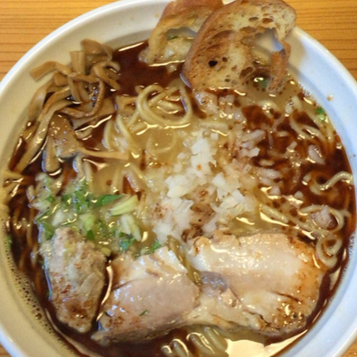 「鶏そば エビ風味（800円）」@はりけんラーメン 南店の写真