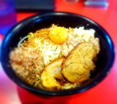 「辛まぜそば 810円」@麺屋 桐龍の写真