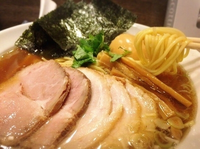 「特製平子煮干そば(950円)」@新橋 纏の写真