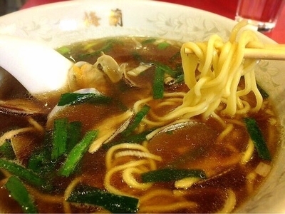 「あさりラーメン(900円)」@梅蘭新館の写真