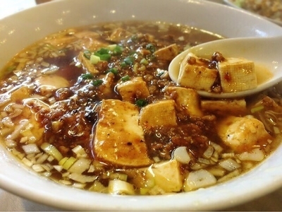 「麻婆ラーメン(650円)」@龍華樓の写真