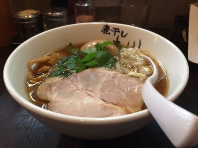 「あっさり煮干しらーめん 750円」@煮干しらーめん青樹 立川店の写真