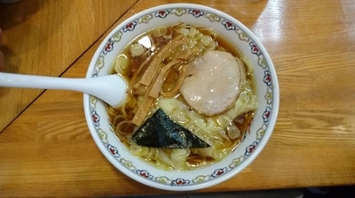 「ワンタン麺（￥1,250）」@春木屋 荻窪本店の写真